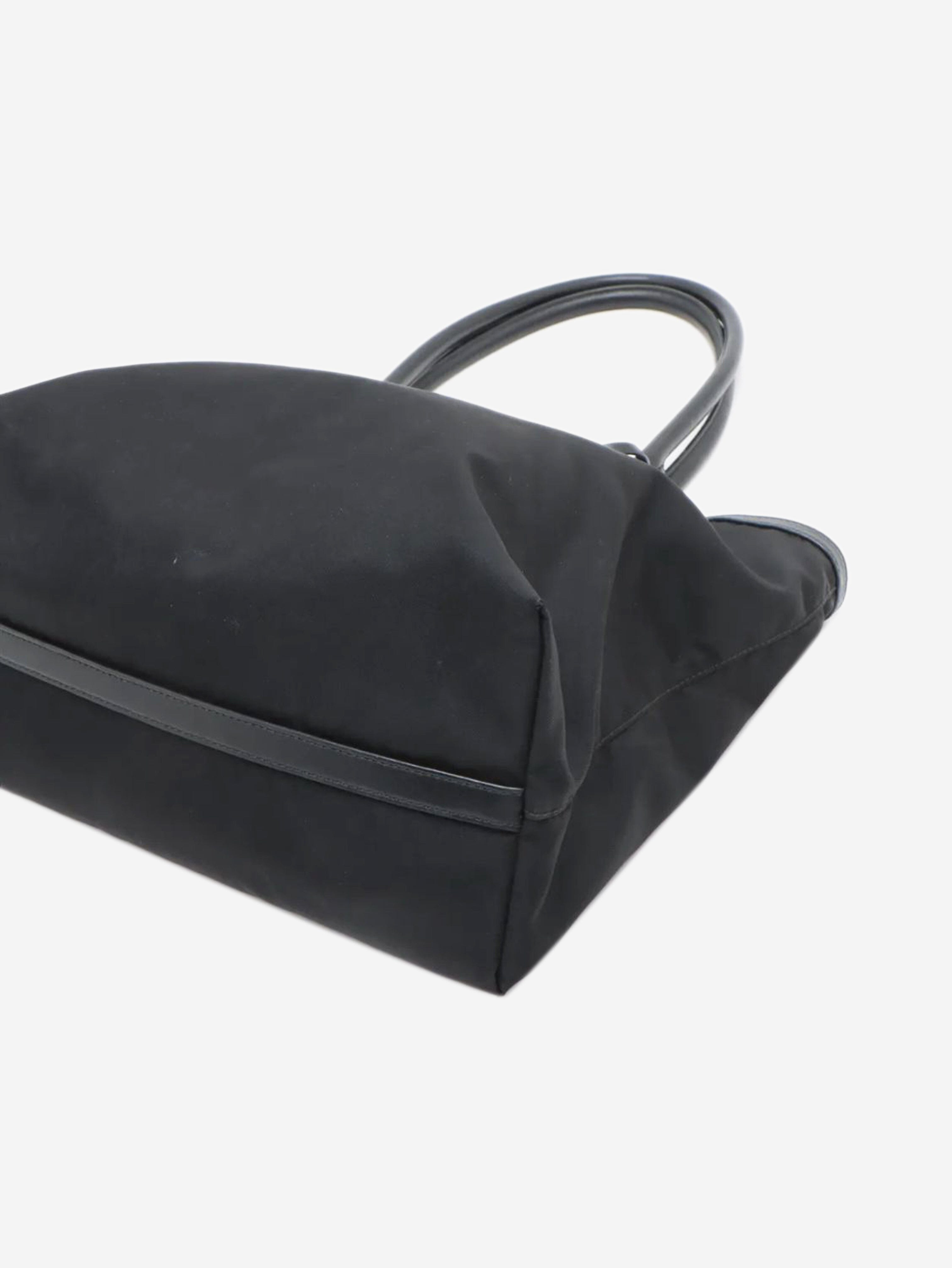 Black Tessuto nylon & leather tote bag Tote Bags Prada 