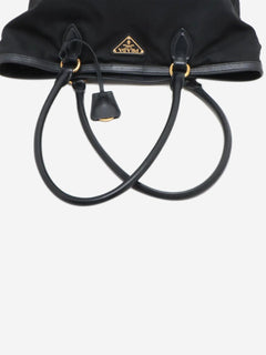 Black Tessuto nylon & leather tote bag Tote Bags Prada 