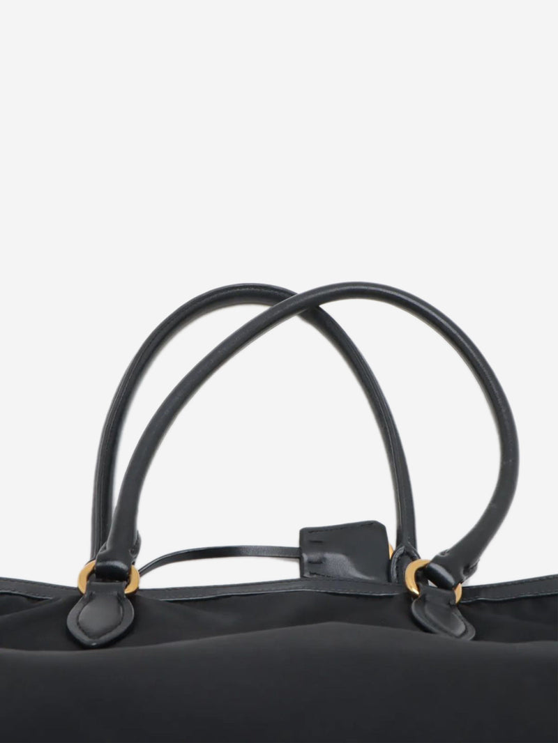 Black Tessuto nylon & leather tote bag Tote Bags Prada 