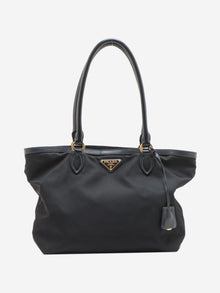 Black Tessuto nylon & leather tote bag Tote Bags Prada 