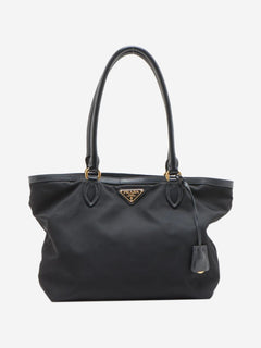 Black Tessuto nylon & leather tote bag Tote Bags Prada 