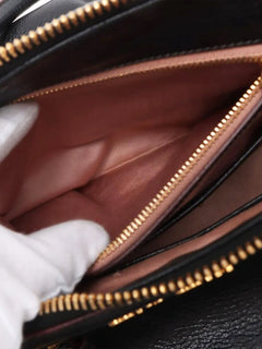 Black leather 2way shoulder bag Shoulder bags Miu Miu 