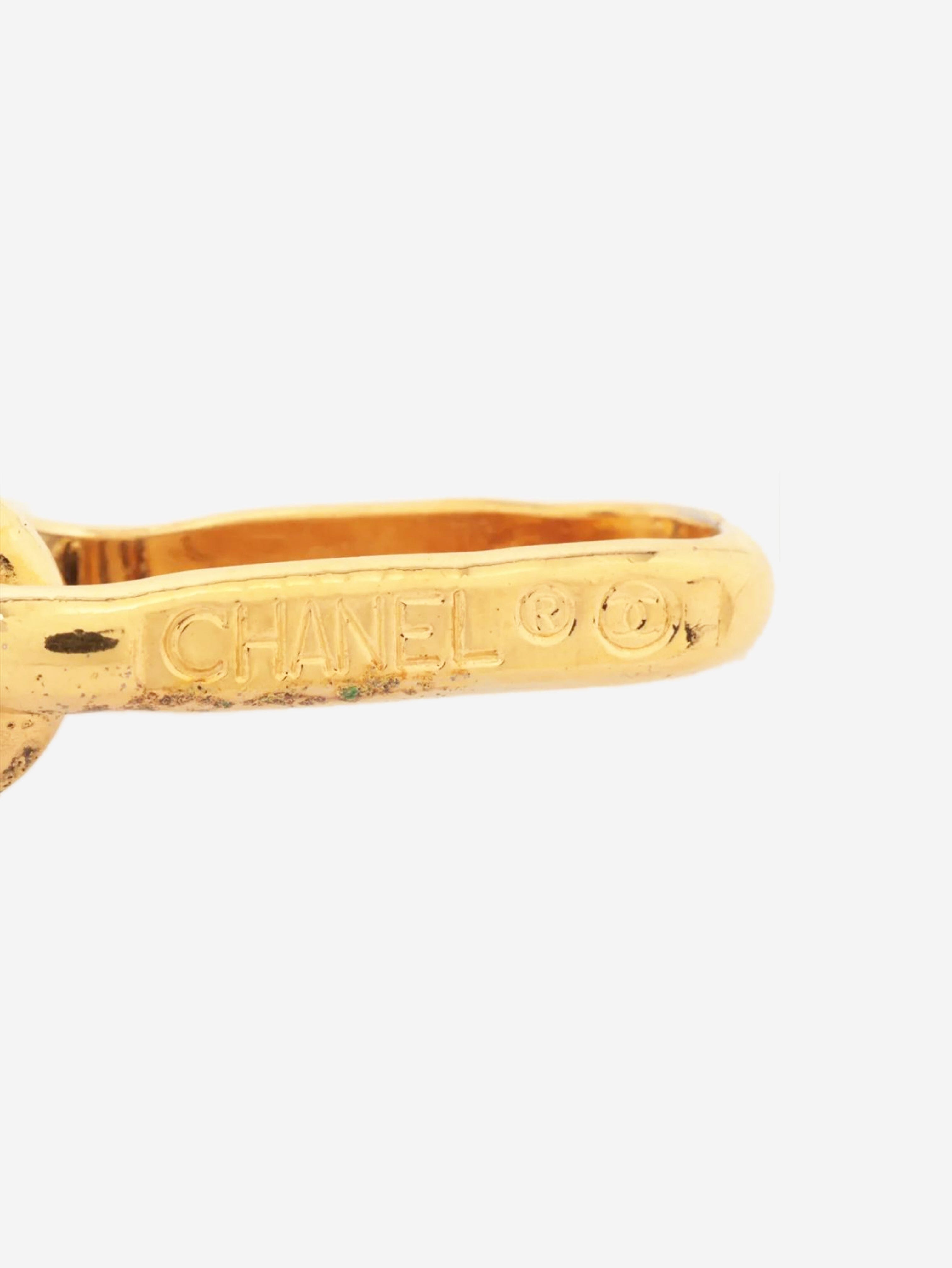 Gold Coco Mark 1982 chain belt Belts Chanel 