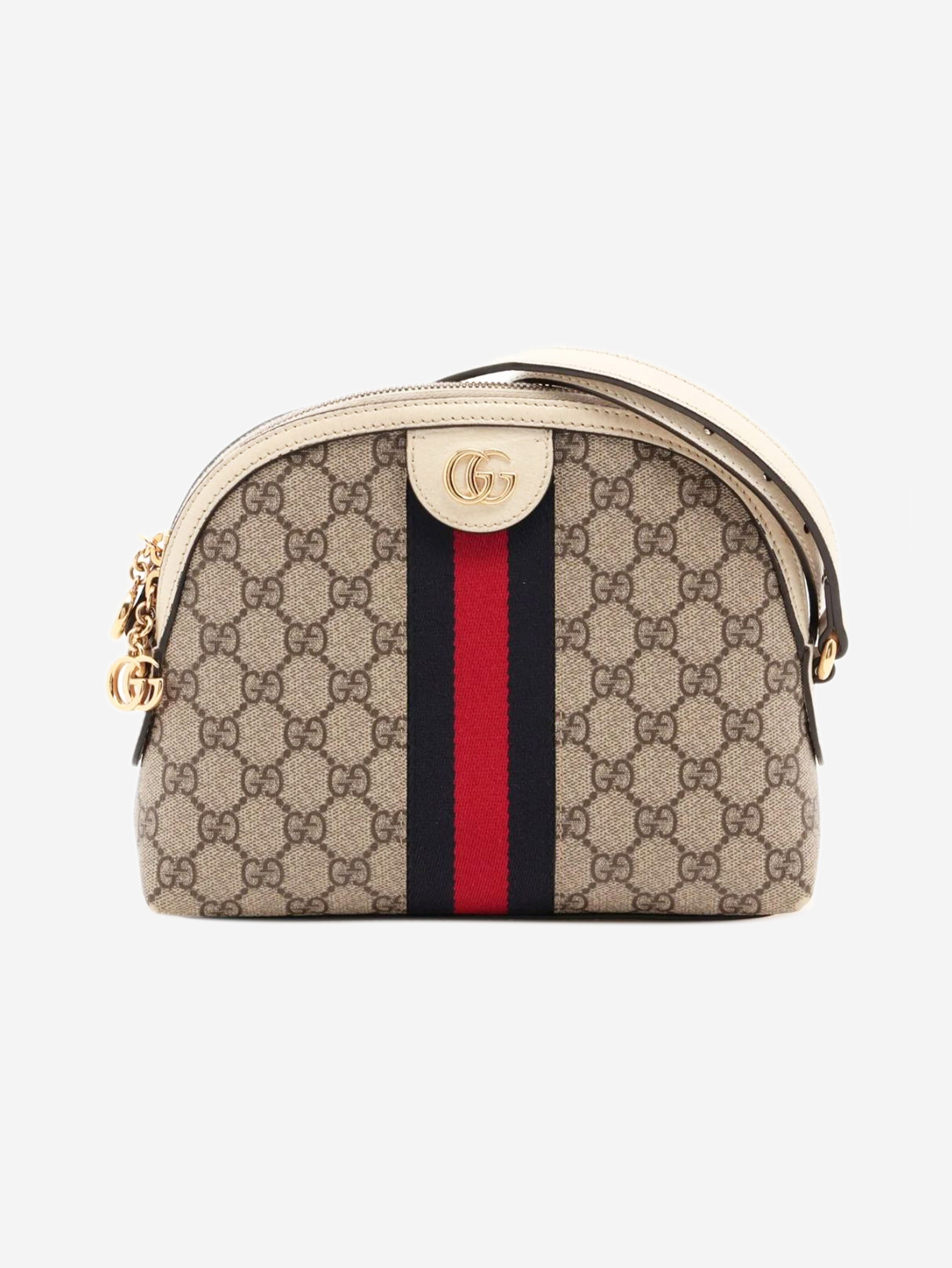 Brown GG Supreme Ophidia shoulder bag Shoulder bags Gucci 