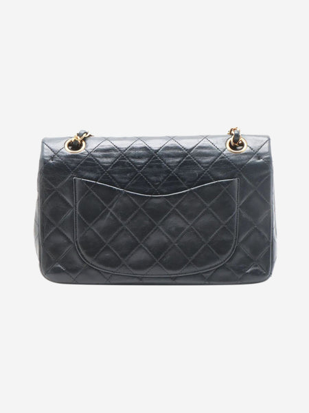 Black vintage 1986 small lambskin Classic Double Flap bag alternate image