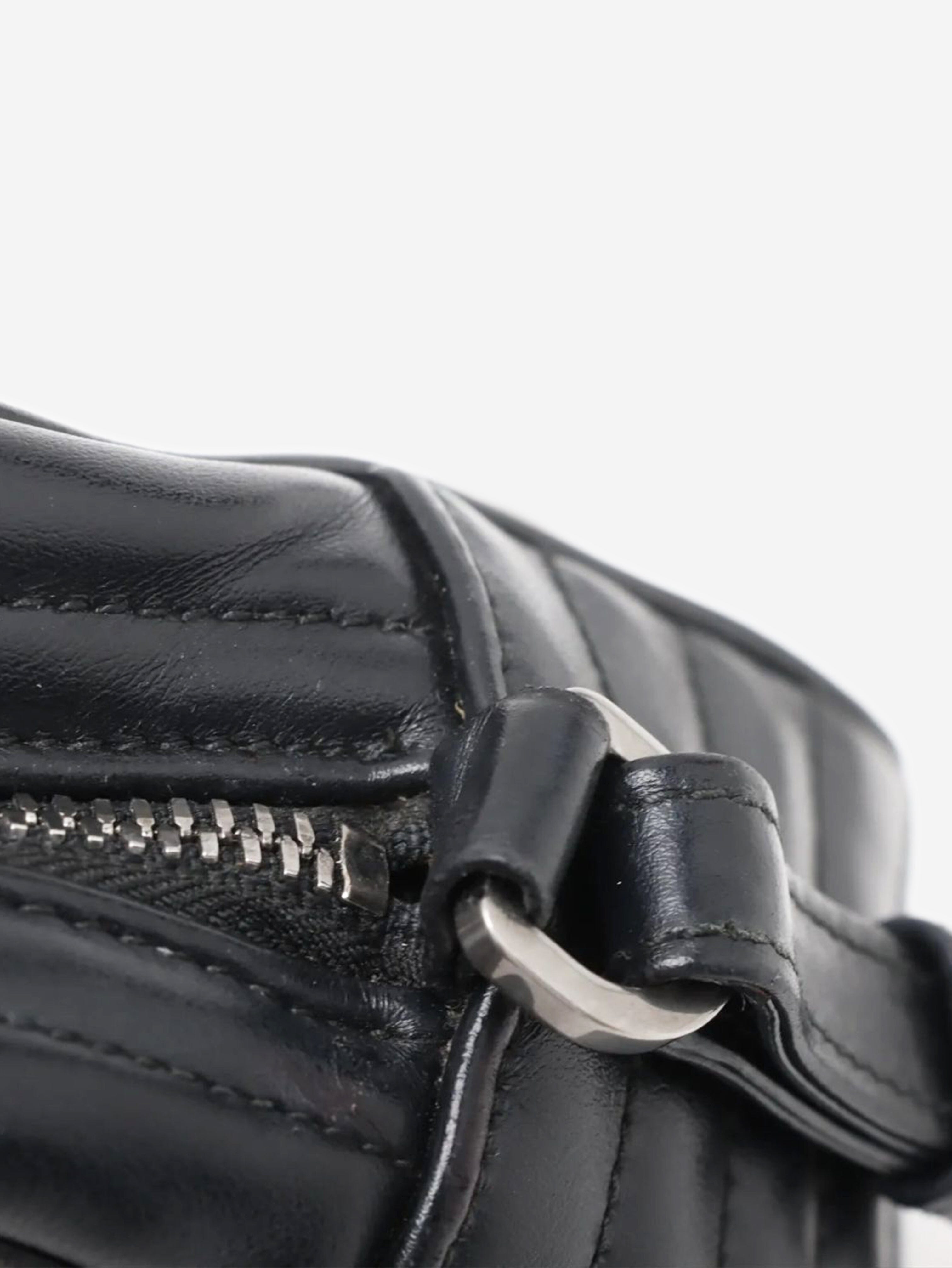 Black Diagramme leather chain shoulder bag Shoulder bags Prada 
