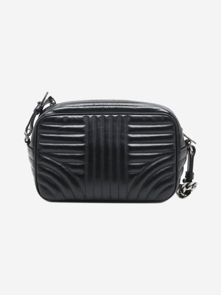 Black Diagramme leather chain shoulder bag alternate image