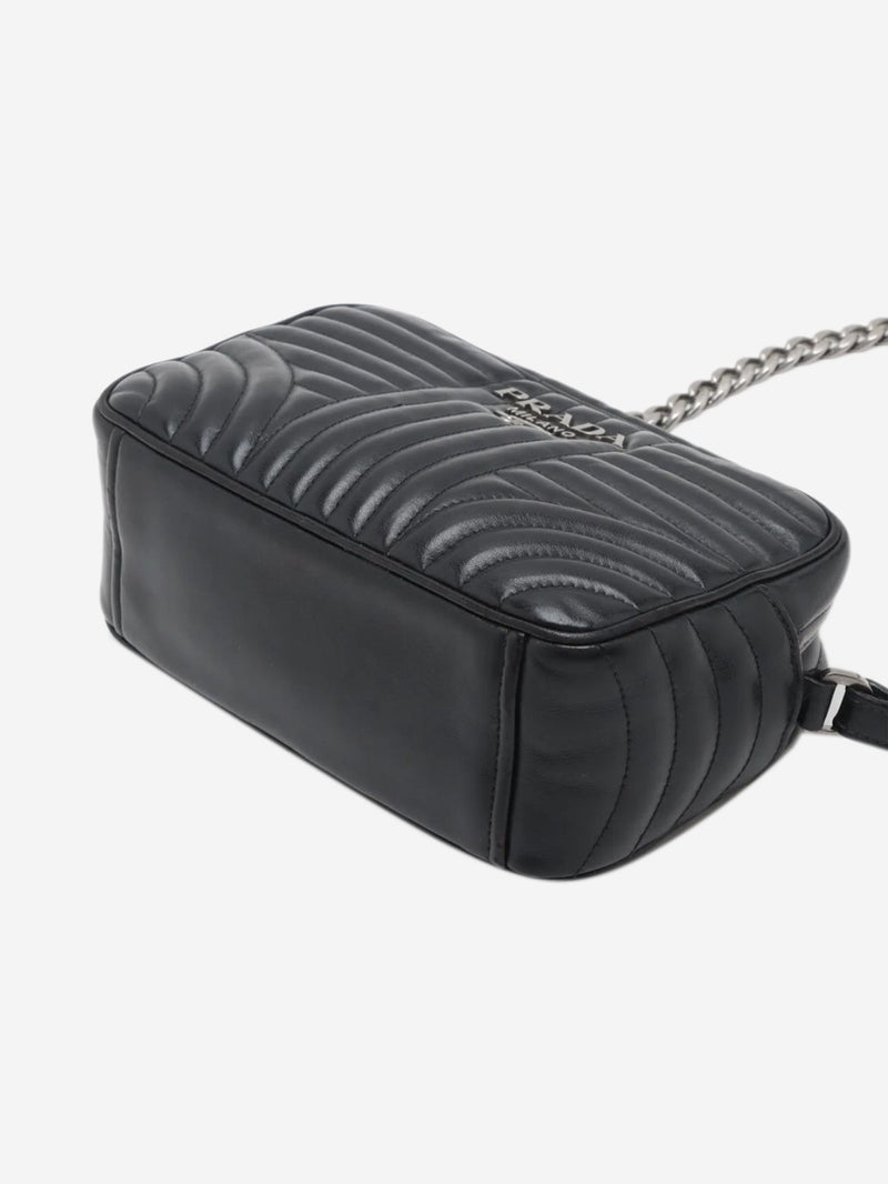 Black Diagramme leather chain shoulder bag Shoulder bags Prada 