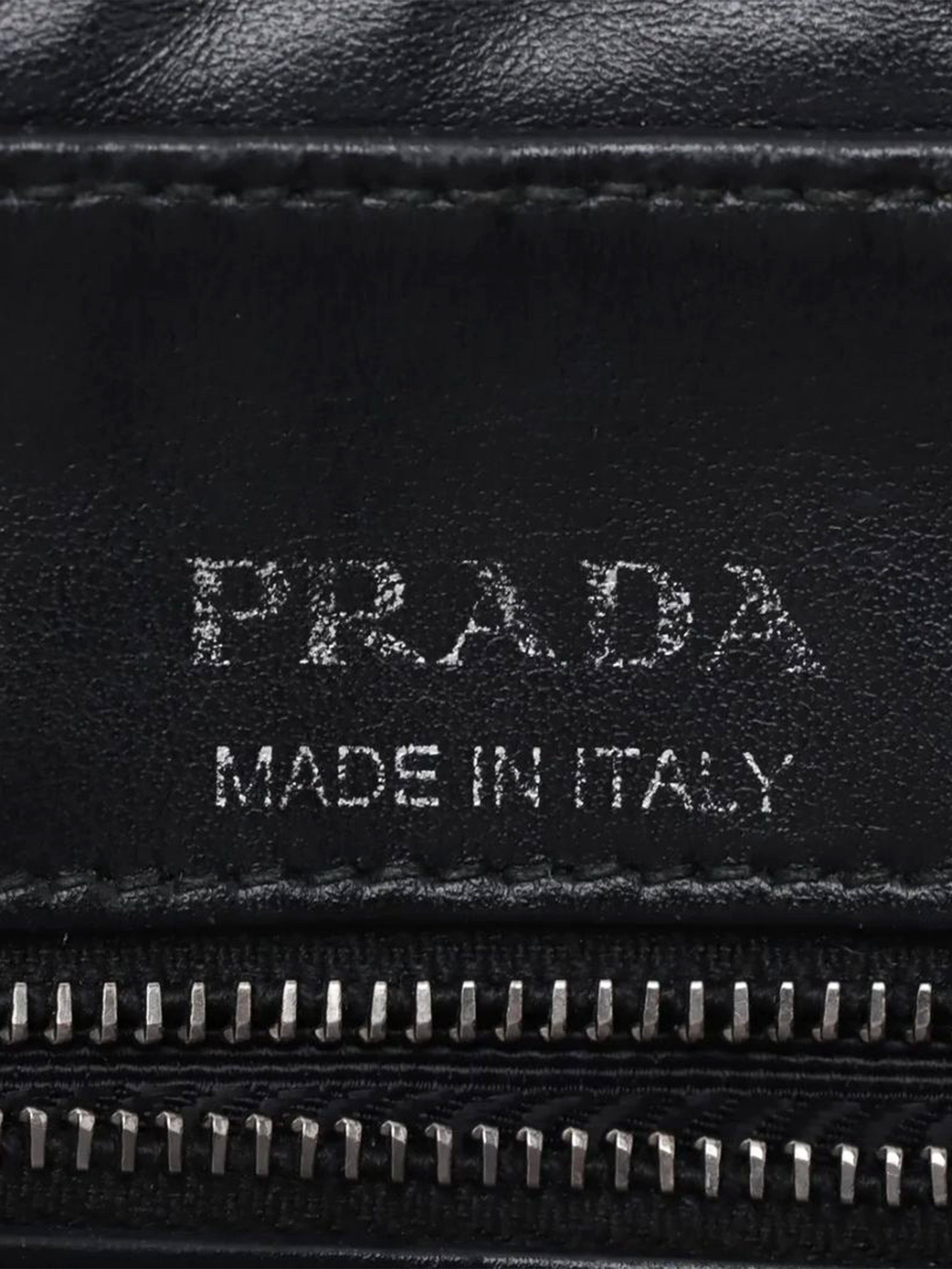 Black Diagramme leather chain shoulder bag Shoulder bags Prada 