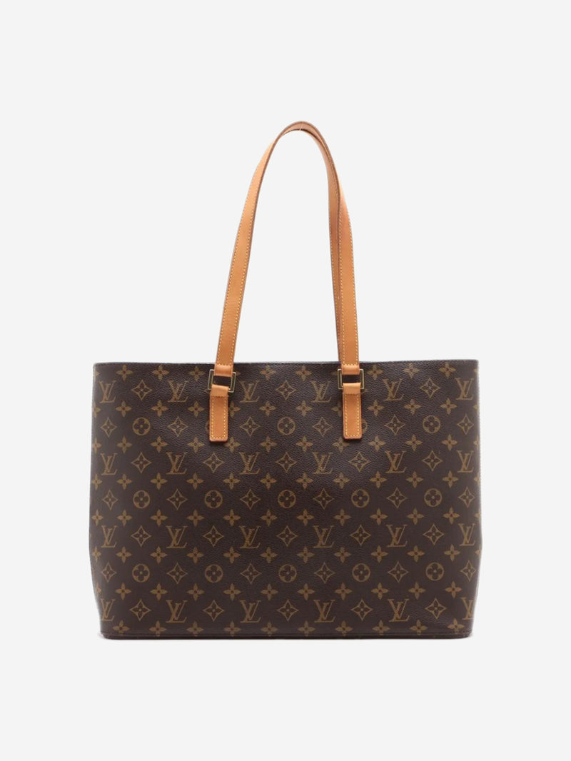 Brown vintage 2001 Monogram Luco tote bag