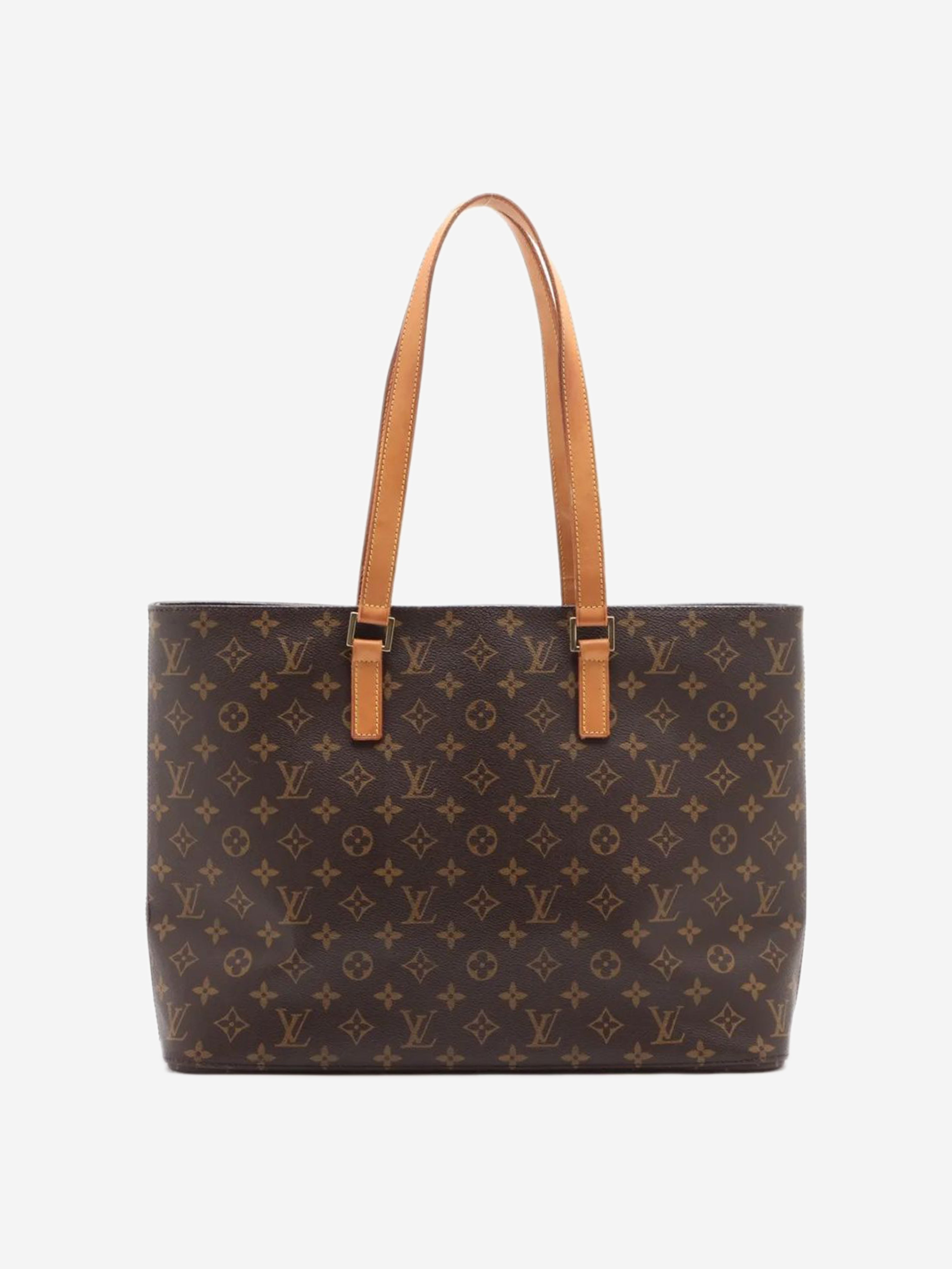 Brown vintage 2001 Monogram Luco tote bag