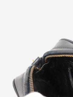 Black vintage 1991 Diamond-Stitch lambskin chain bag