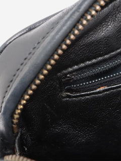 Black vintage 1991 Diamond-Stitch lambskin chain bag