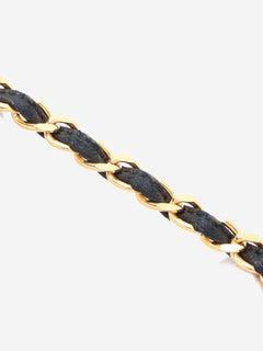 Black vintage 1991 Diamond-Stitch lambskin chain bag