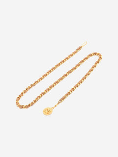Beige and gold Coco Mark 1982 chain belt Belts Chanel 