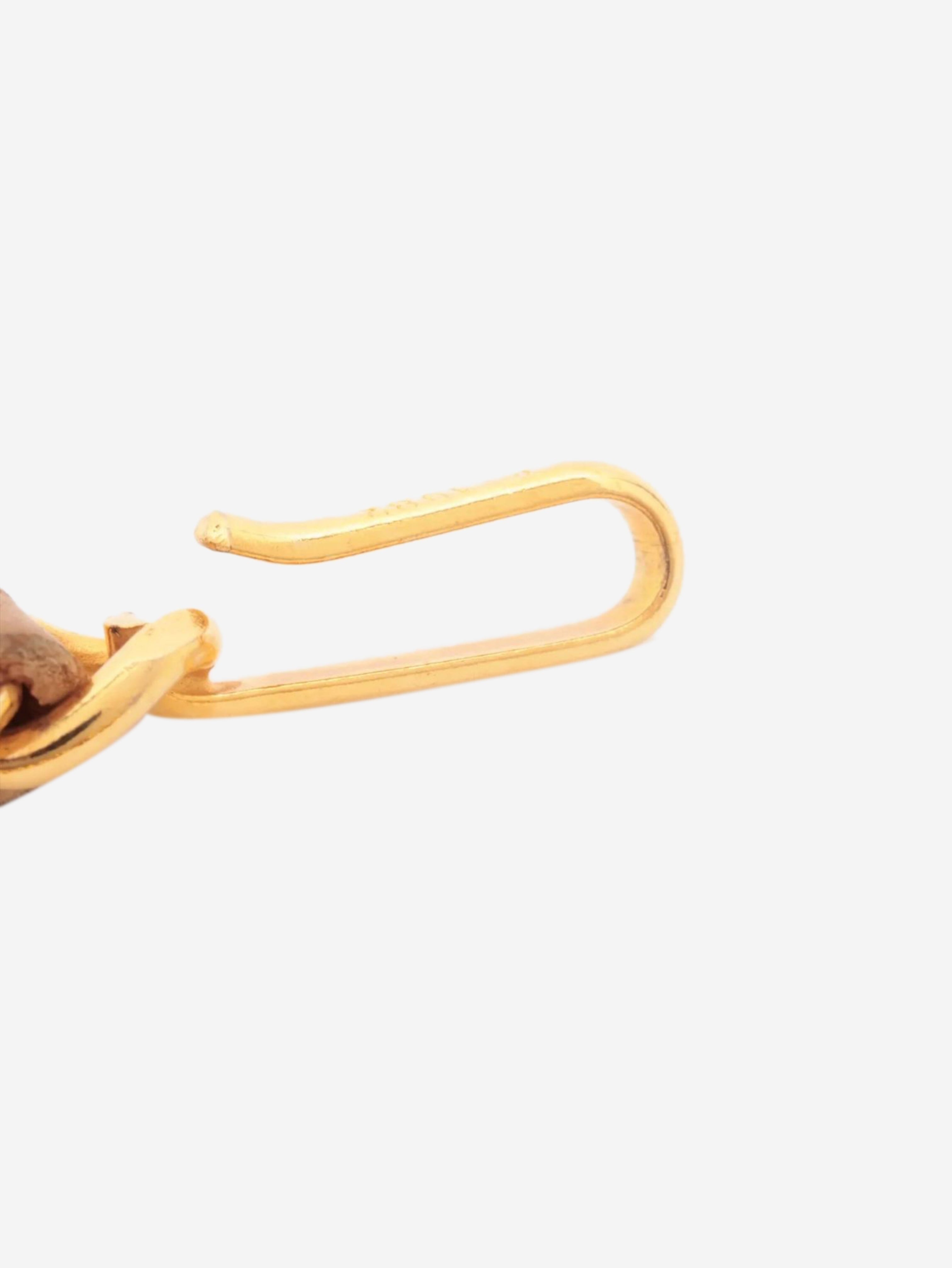 Beige and gold Coco Mark 1982 chain belt Belts Chanel 