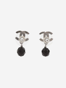 Silver Coco Mark 09P drop earrings Earrings Chanel 