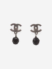 Silver Coco Mark 09P drop earrings Earrings Chanel 