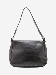 Dark brown vintage Selleria Mamma Baguette leather shoulder bag Shoulder bags Fendi 