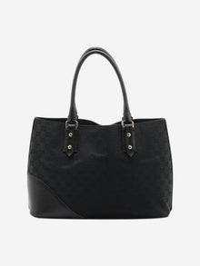 Black GG canvas Horsebit bag Top Handle Bags Gucci 