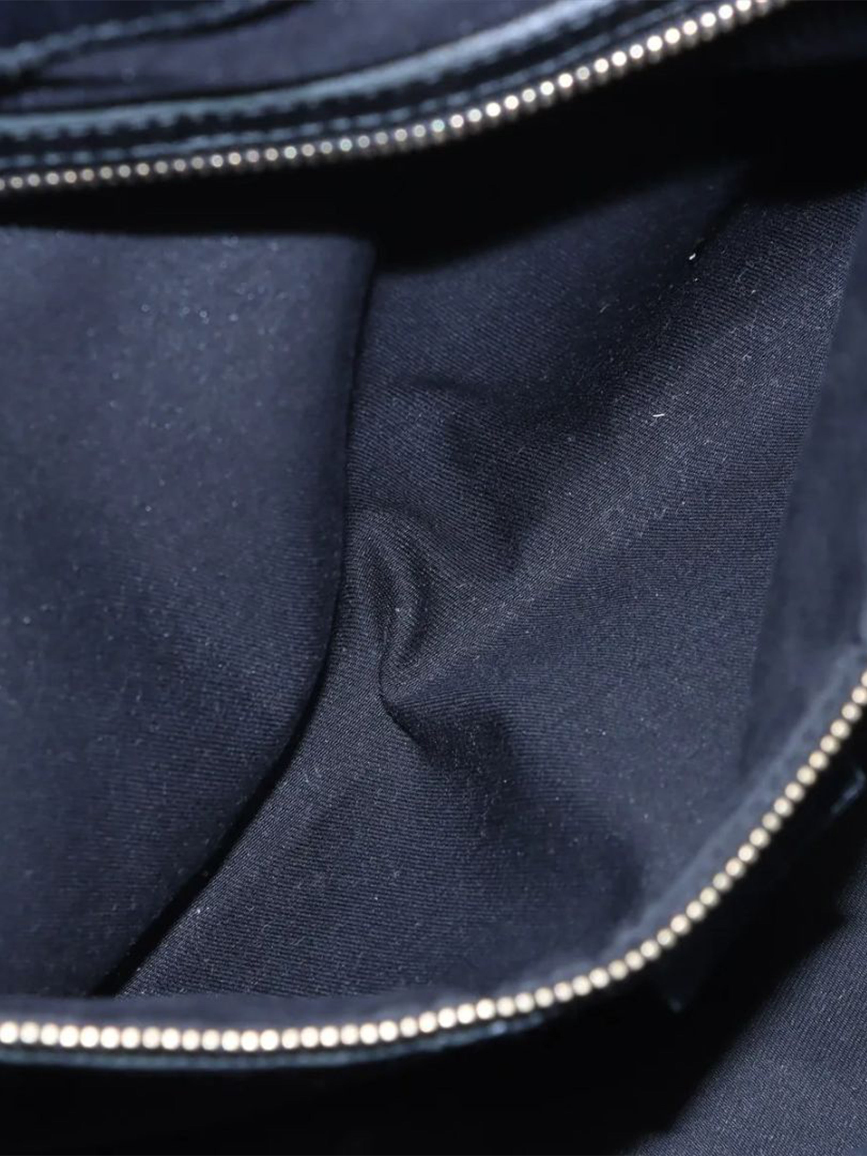 Black GG canvas Horsebit bag