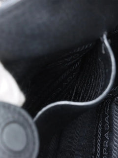 Navy Vitello Daino leather tote bag