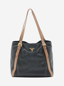 Navy Vitello Daino leather tote bag Tote Bags Prada 