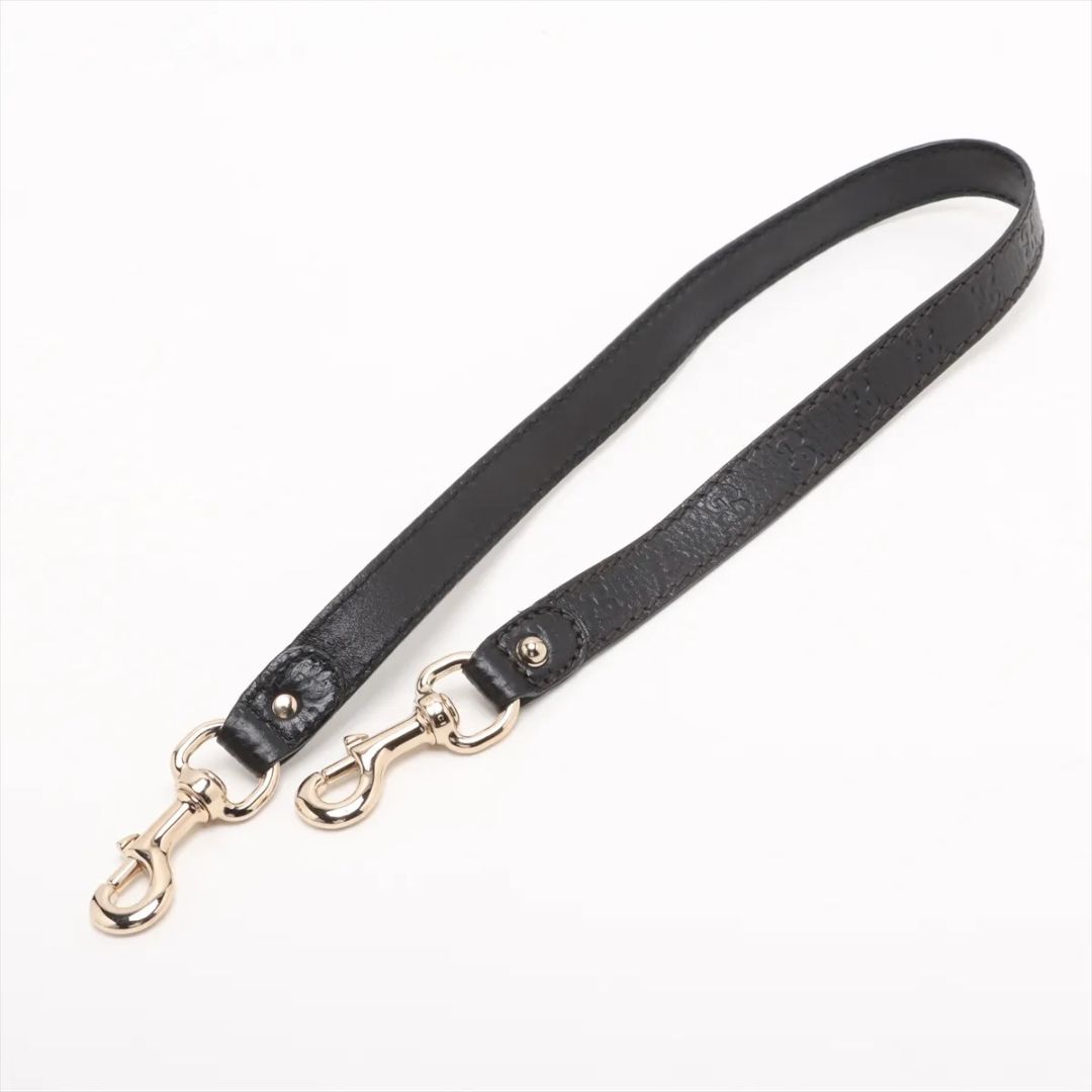 Black Indy leather 2way bag