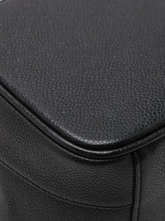 Black vintage 2000 Coco Mark caviar Vanity bag
