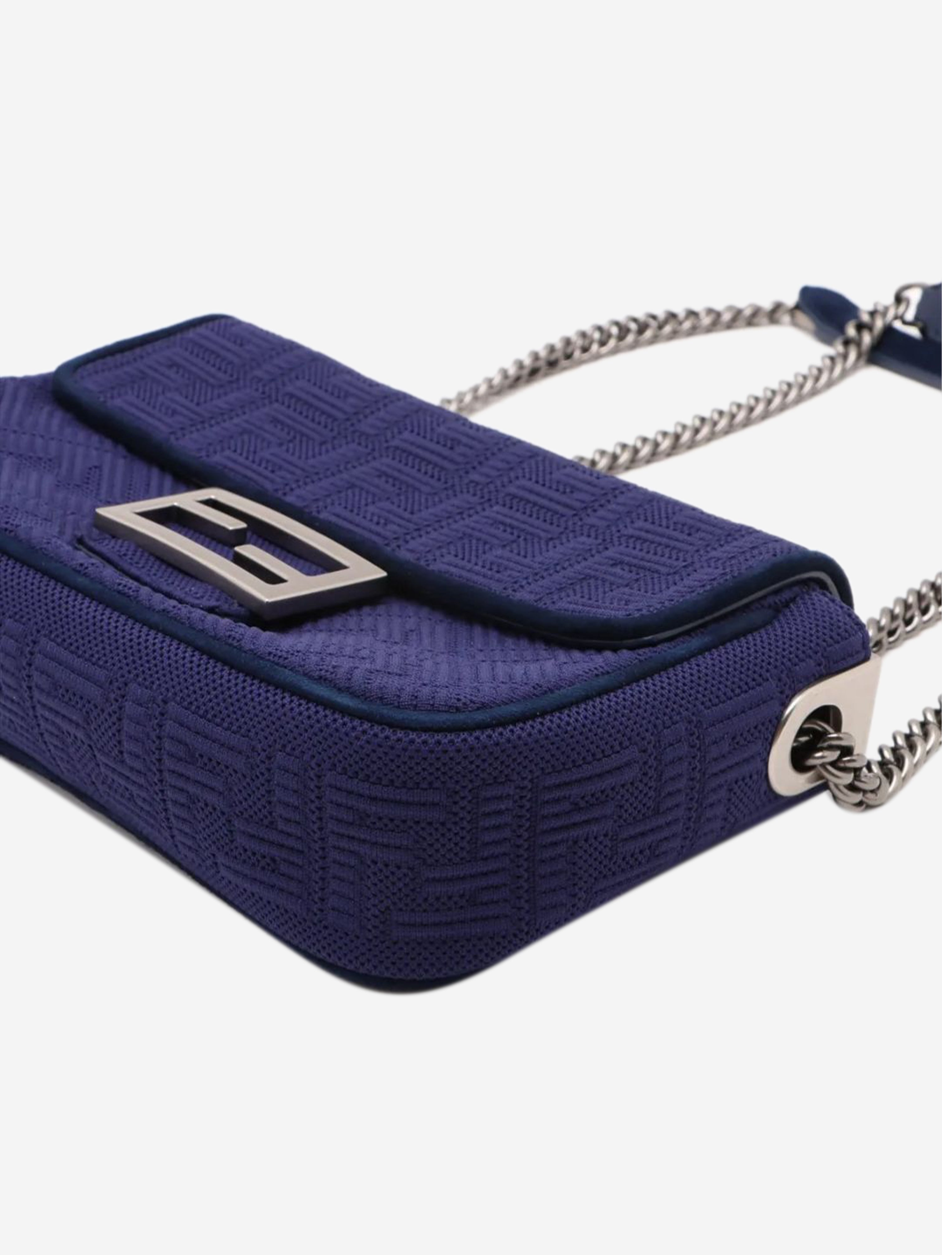 Blue Zucca Mamma Baguette chain shoulder bag