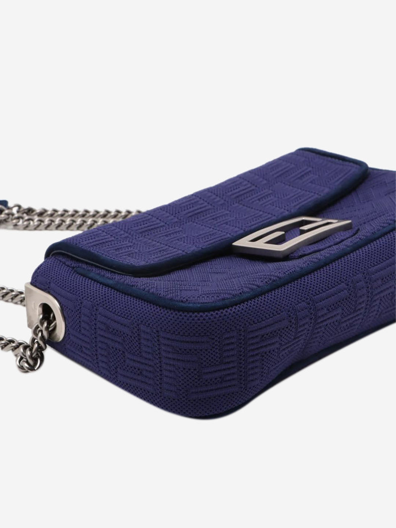 Blue Zucca Mamma Baguette chain shoulder bag