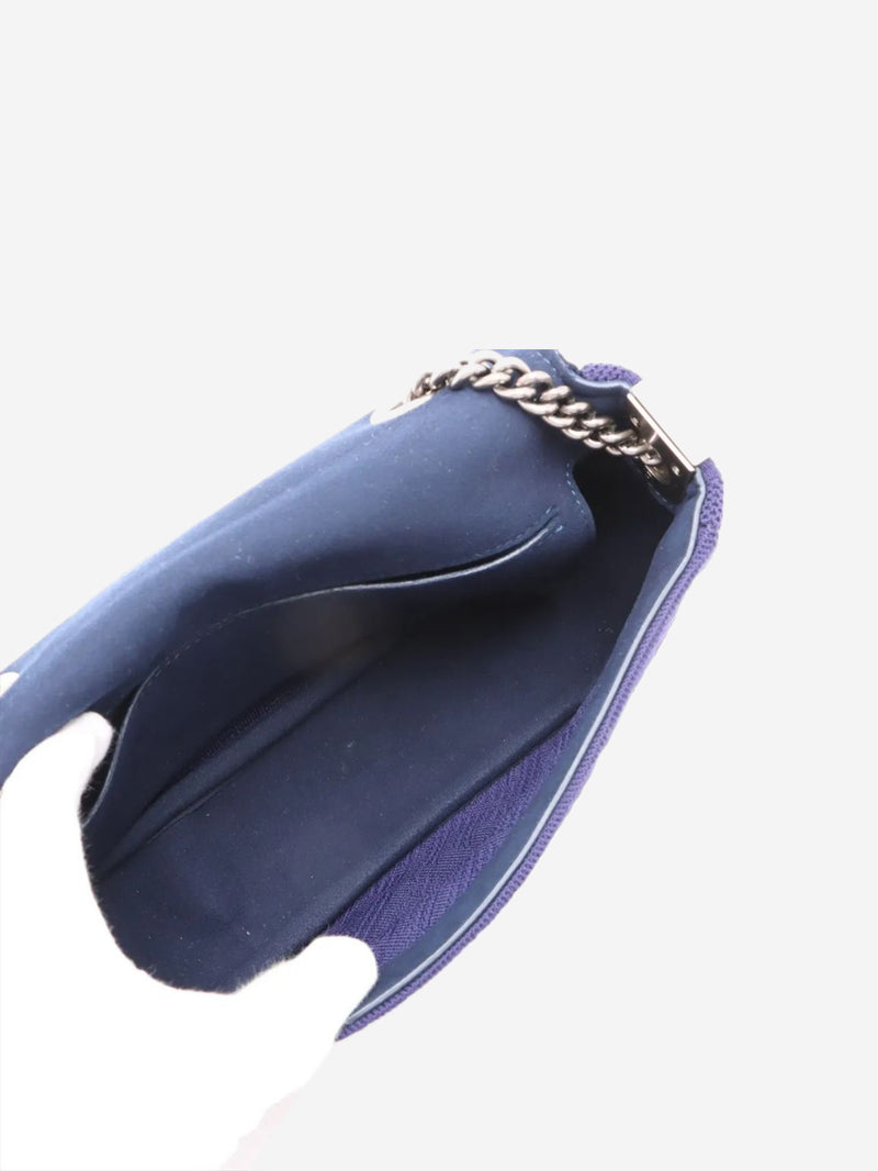Blue Zucca Mamma Baguette chain shoulder bag