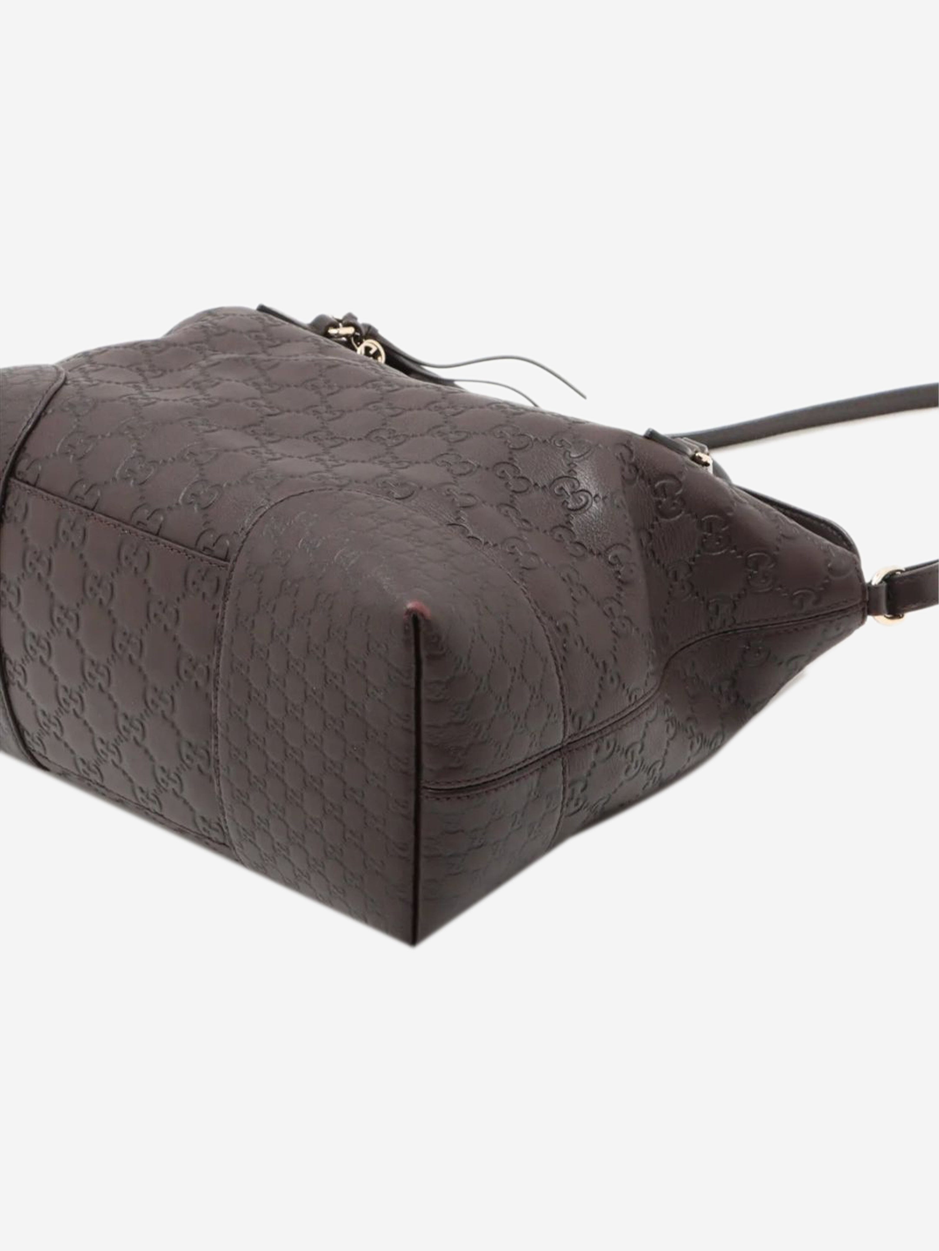 Brown Guccissima Bree 2 Way shoulder bag Shoulder bags Gucci 