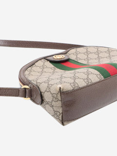 Brown GG Supreme Ophidia shoulder bag