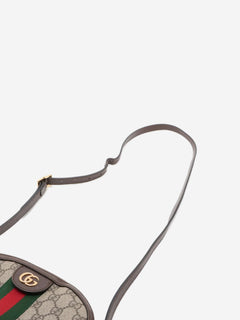 Brown GG Supreme Ophidia shoulder bag