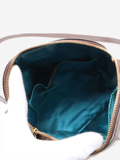 Brown GG Supreme Ophidia shoulder bag