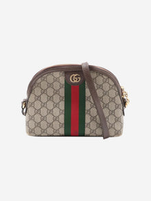 Brown GG Supreme Ophidia shoulder bag Shoulder bags Gucci 
