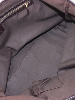 Brown GG canvas tote bag