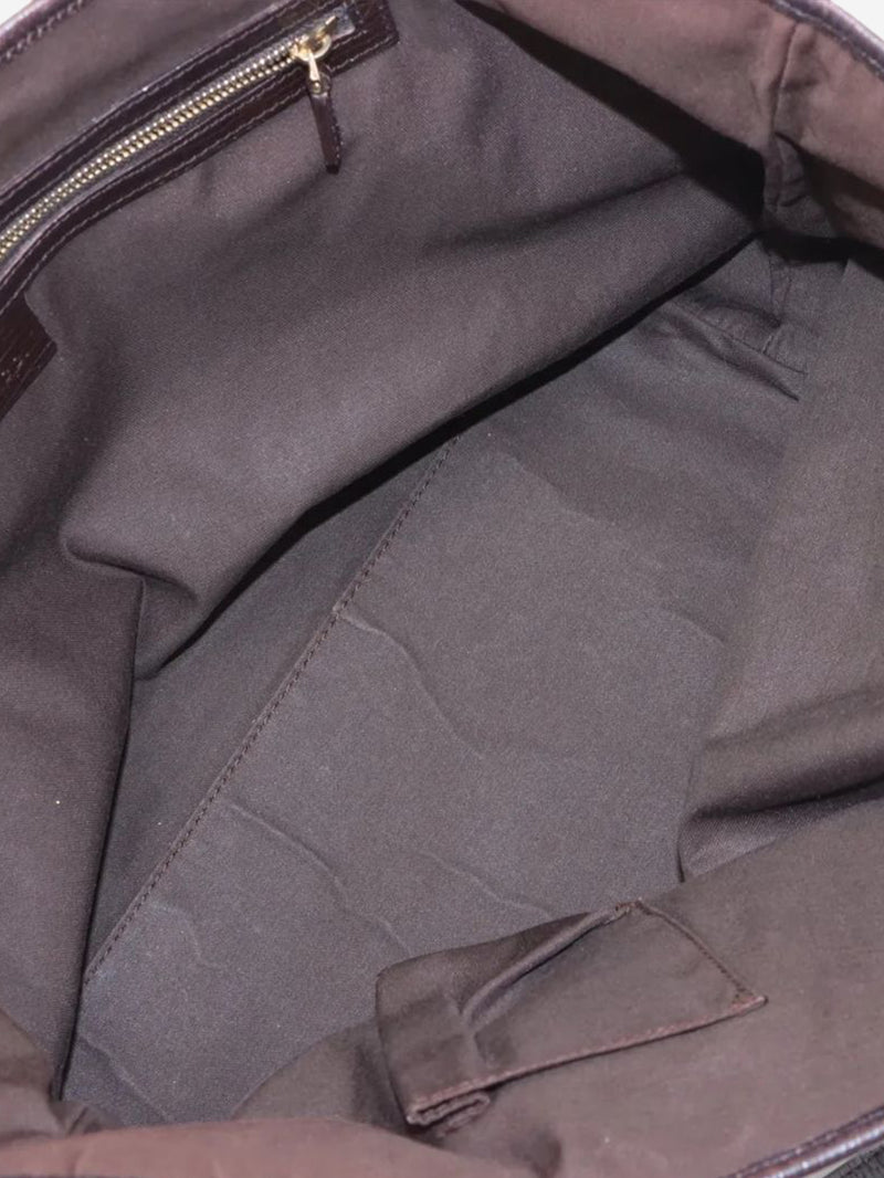 Brown GG canvas tote bag