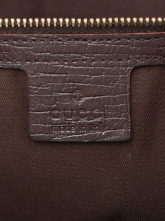 Brown GG canvas tote bag