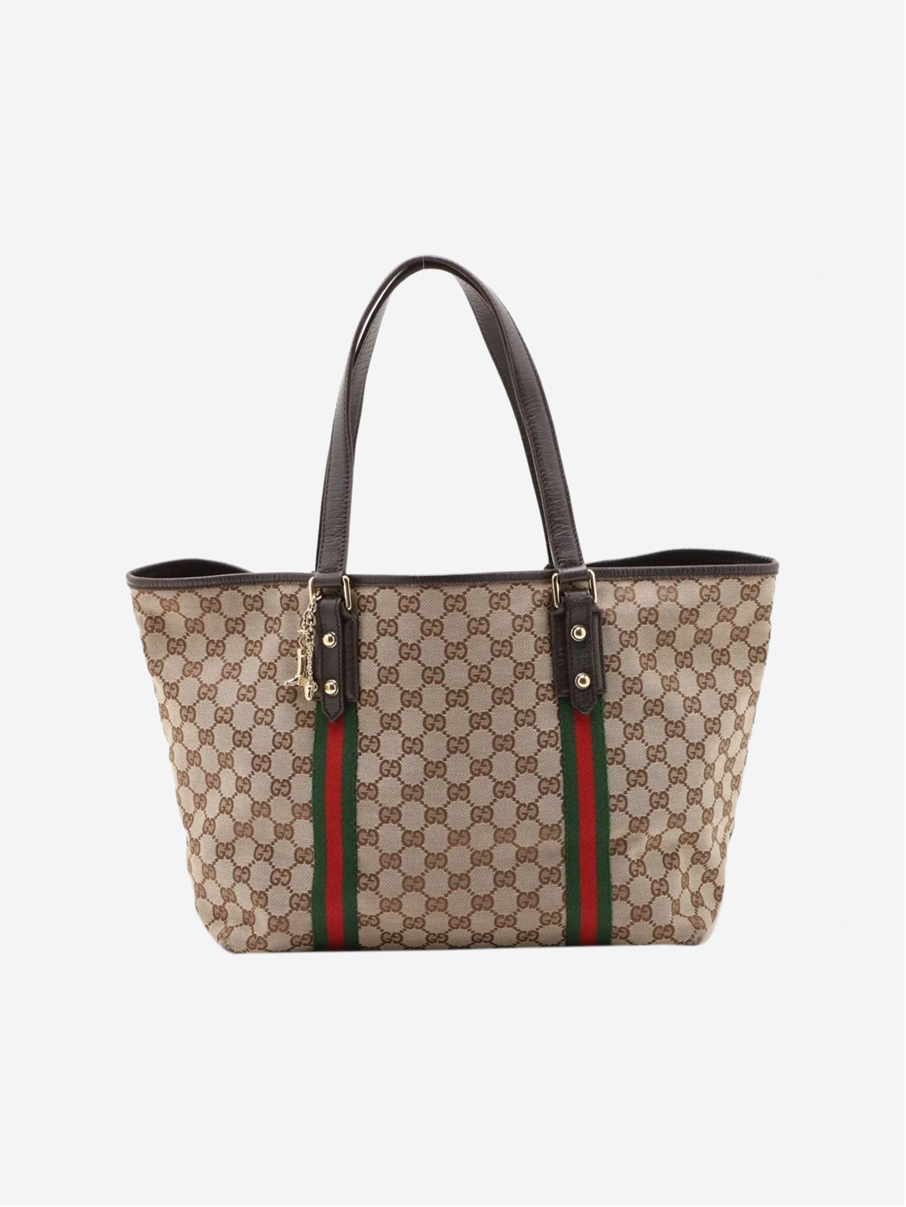 Brown GG canvas tote bag