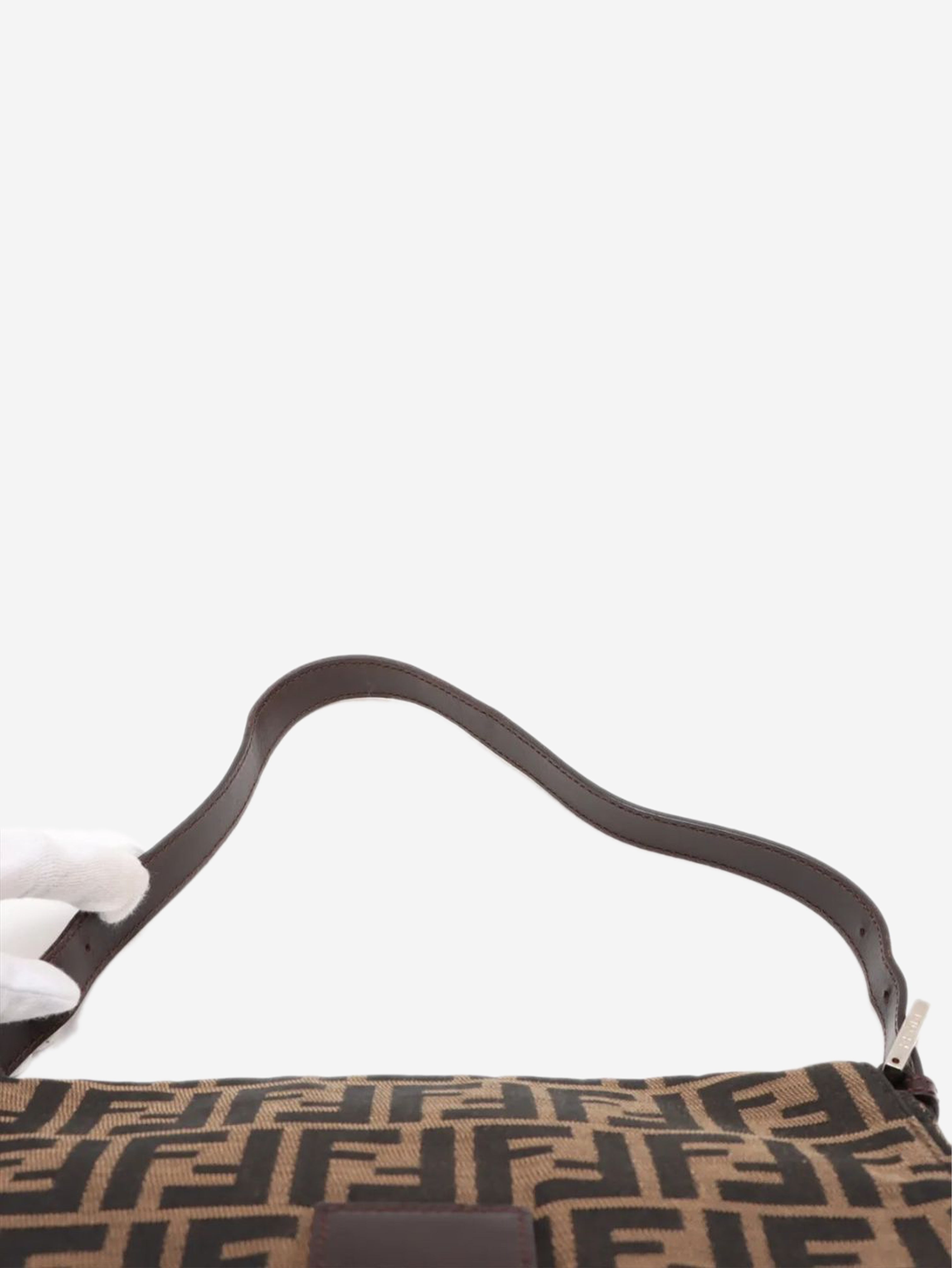 Brown Zucca Mamma Baguette bag