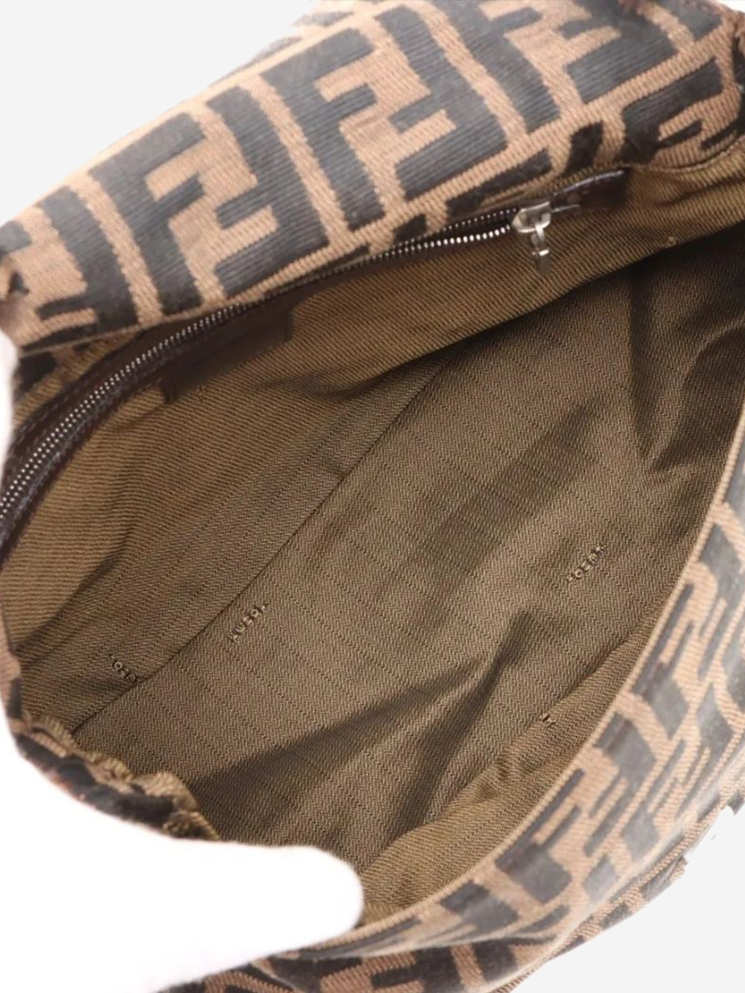 Brown Zucca Mamma Baguette bag