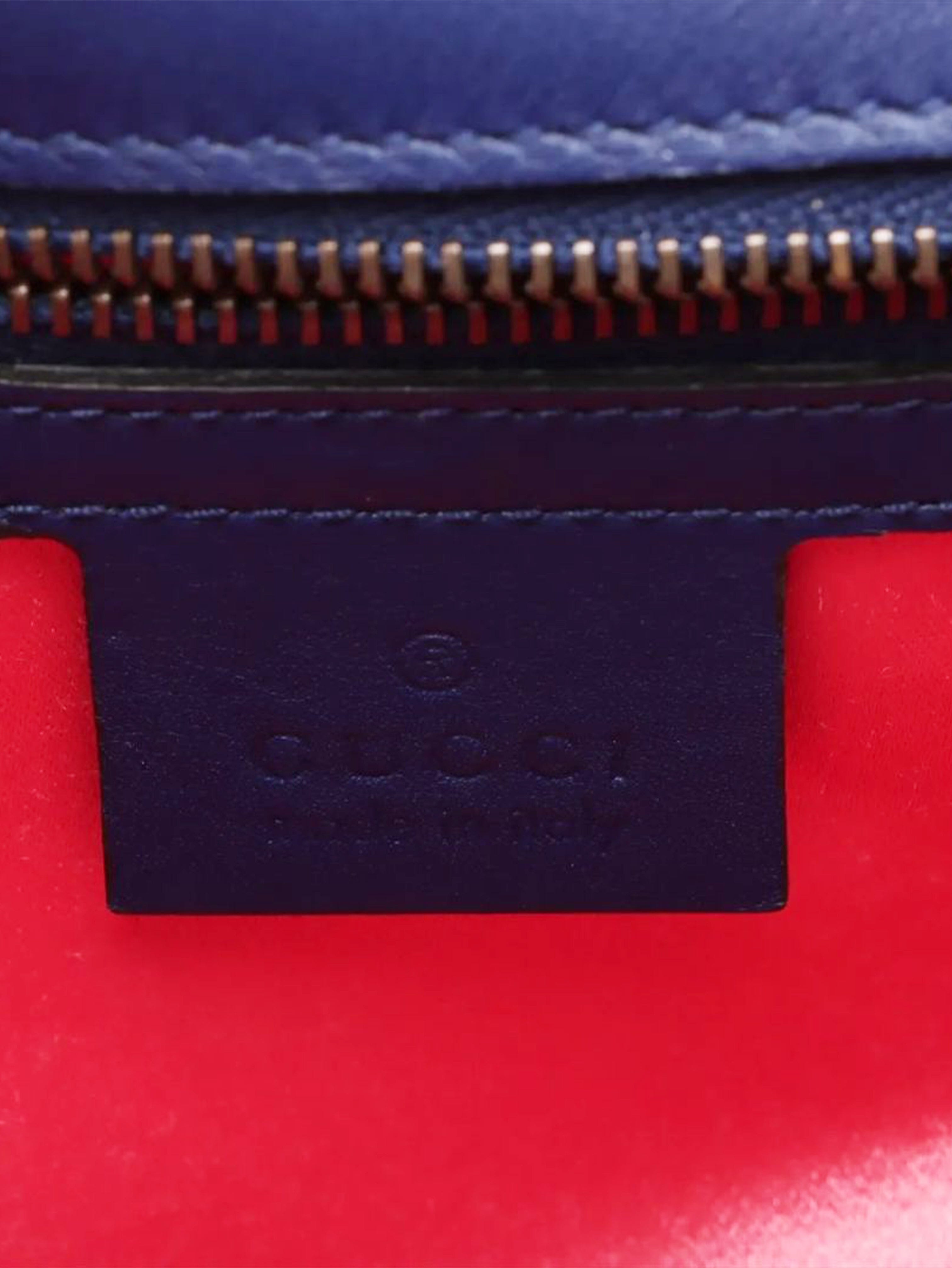 Blue GG Marmont velvet chain shoulder bag Cross-body bags Gucci 