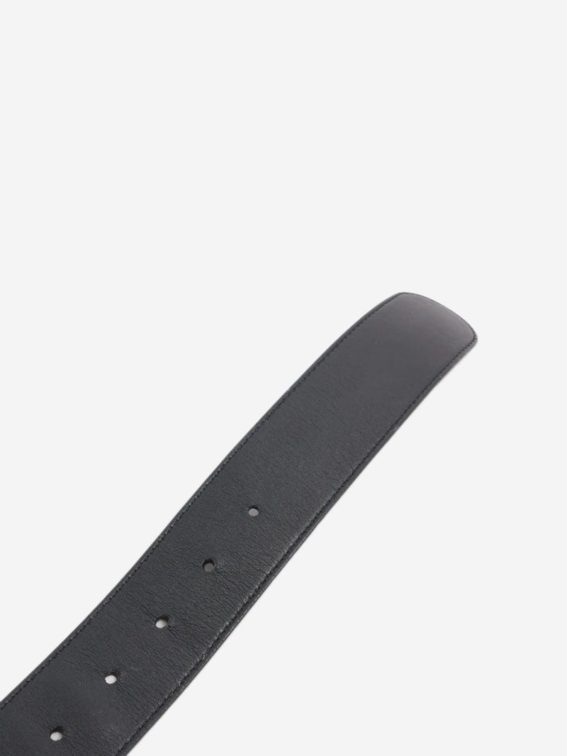 Black GG Marmont leather belt Belts Gucci 