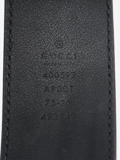 Black GG Marmont leather belt Belts Gucci 