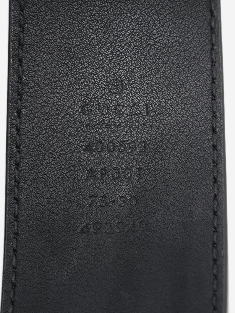 Black GG Marmont leather belt Belts Gucci 