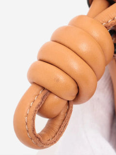 Tan Flamenco leather shoulder bag