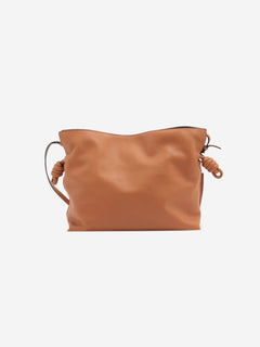 Tan Flamenco leather shoulder bag