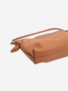 Tan Flamenco leather shoulder bag